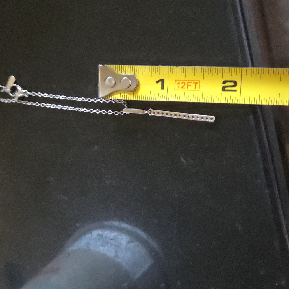 Elegant 925 Sterling Silver Pendant Necklace - Picture 6 of 7